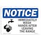 Signmission OSHA Sign, Immediately Wash Hands After With Symbol, 5in X 3.5in Decal, 3.5" W, 5" L, Landscape OS-NS-D-35-L-13641 - alternate 1
